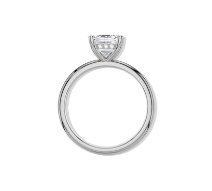 halo white gold diamond ring
