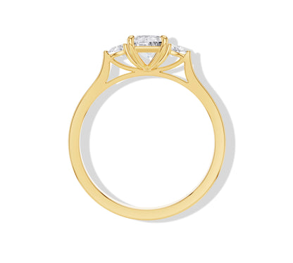 radiant engagement ring