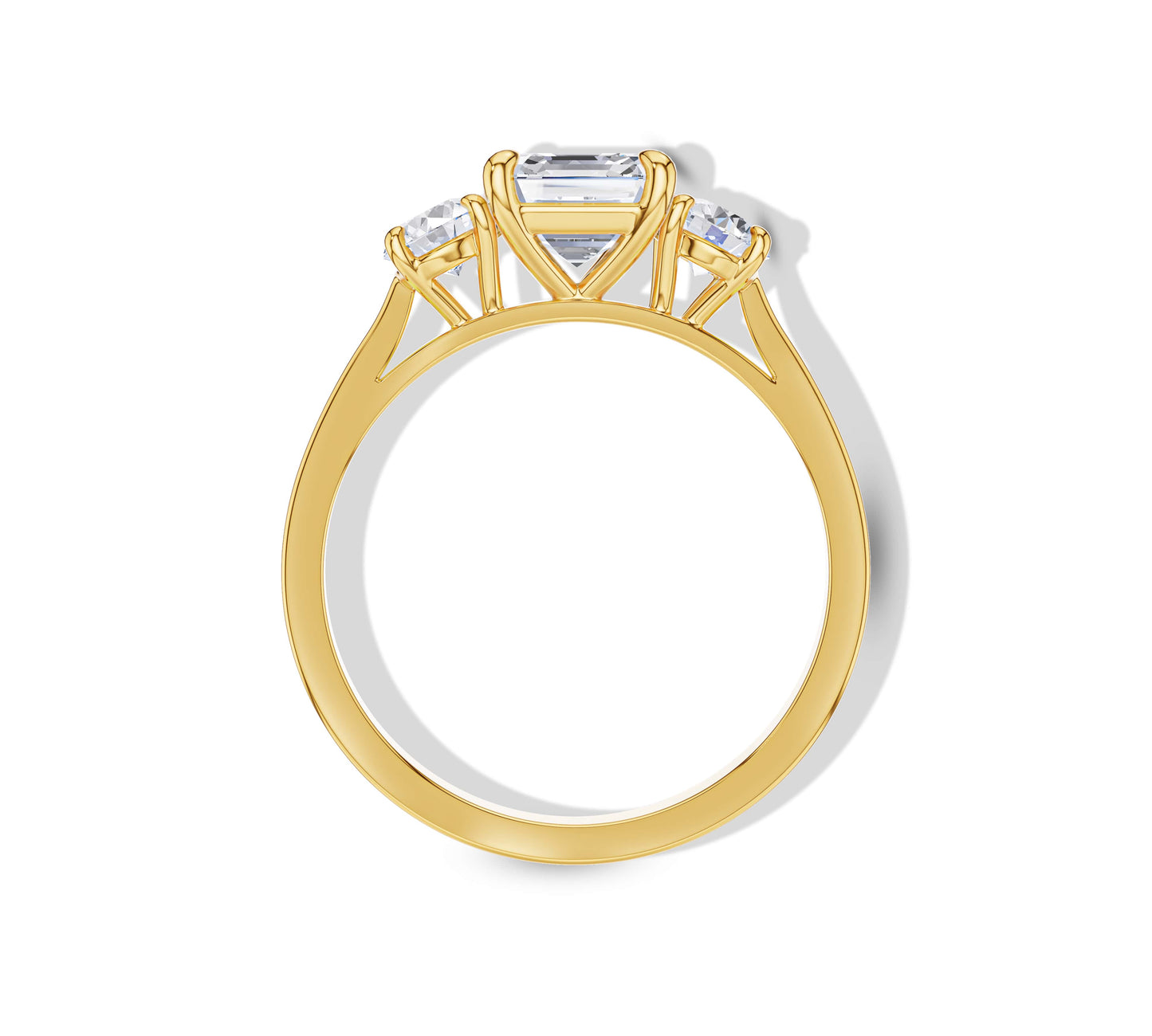 3 stone diamond rings