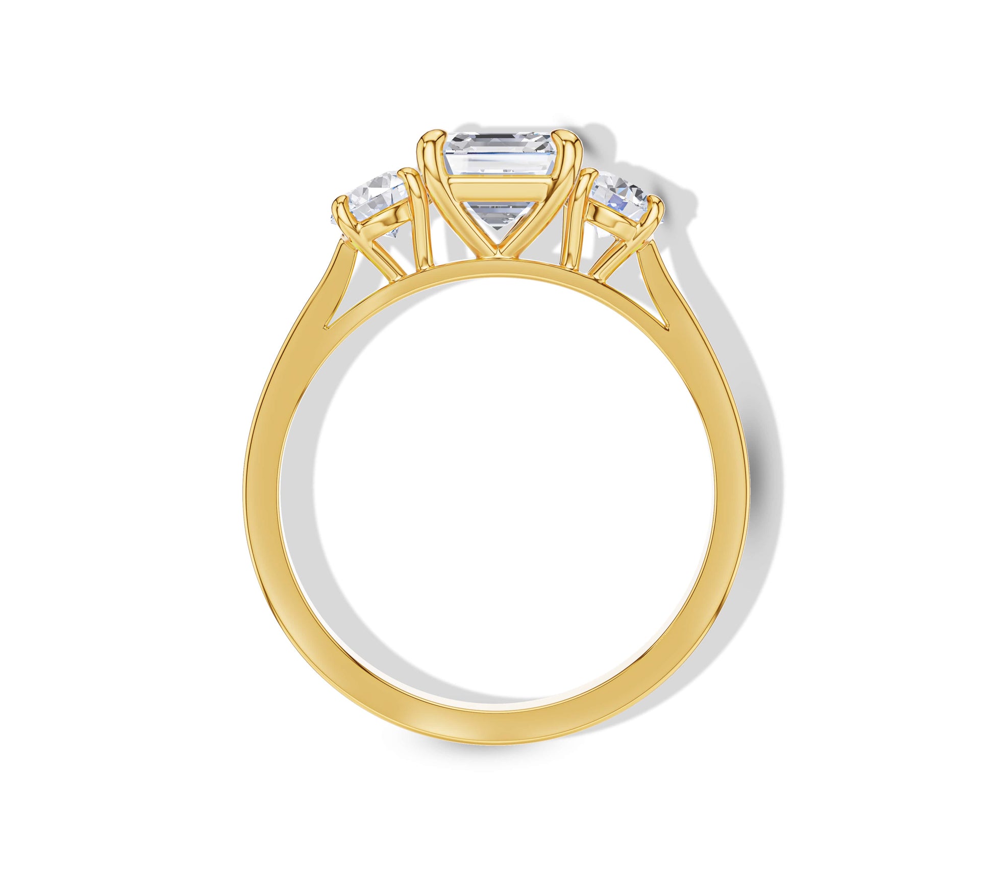 3 stone diamond rings