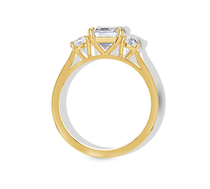 3 stone diamond rings