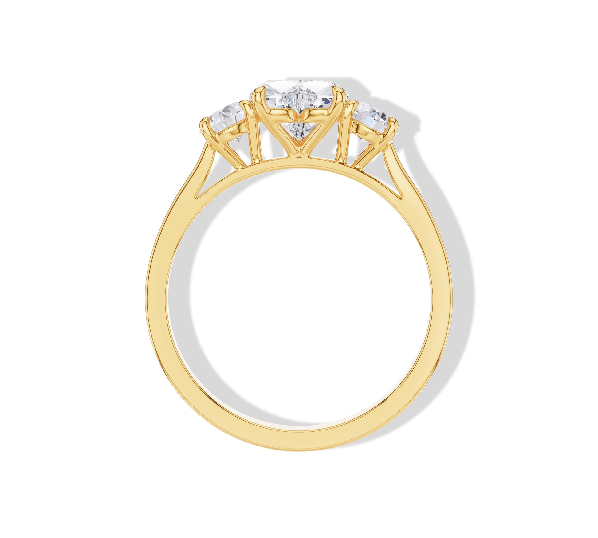 heart engagement rings