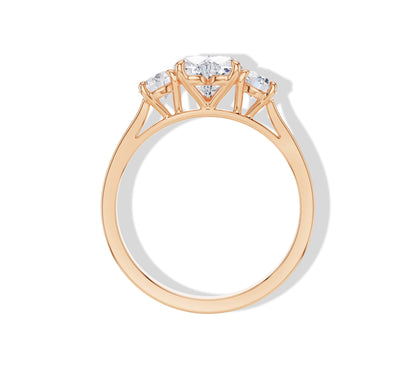 heart bridal ring
