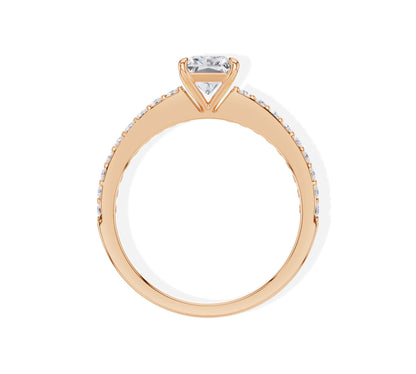 diamond ring radiant cut