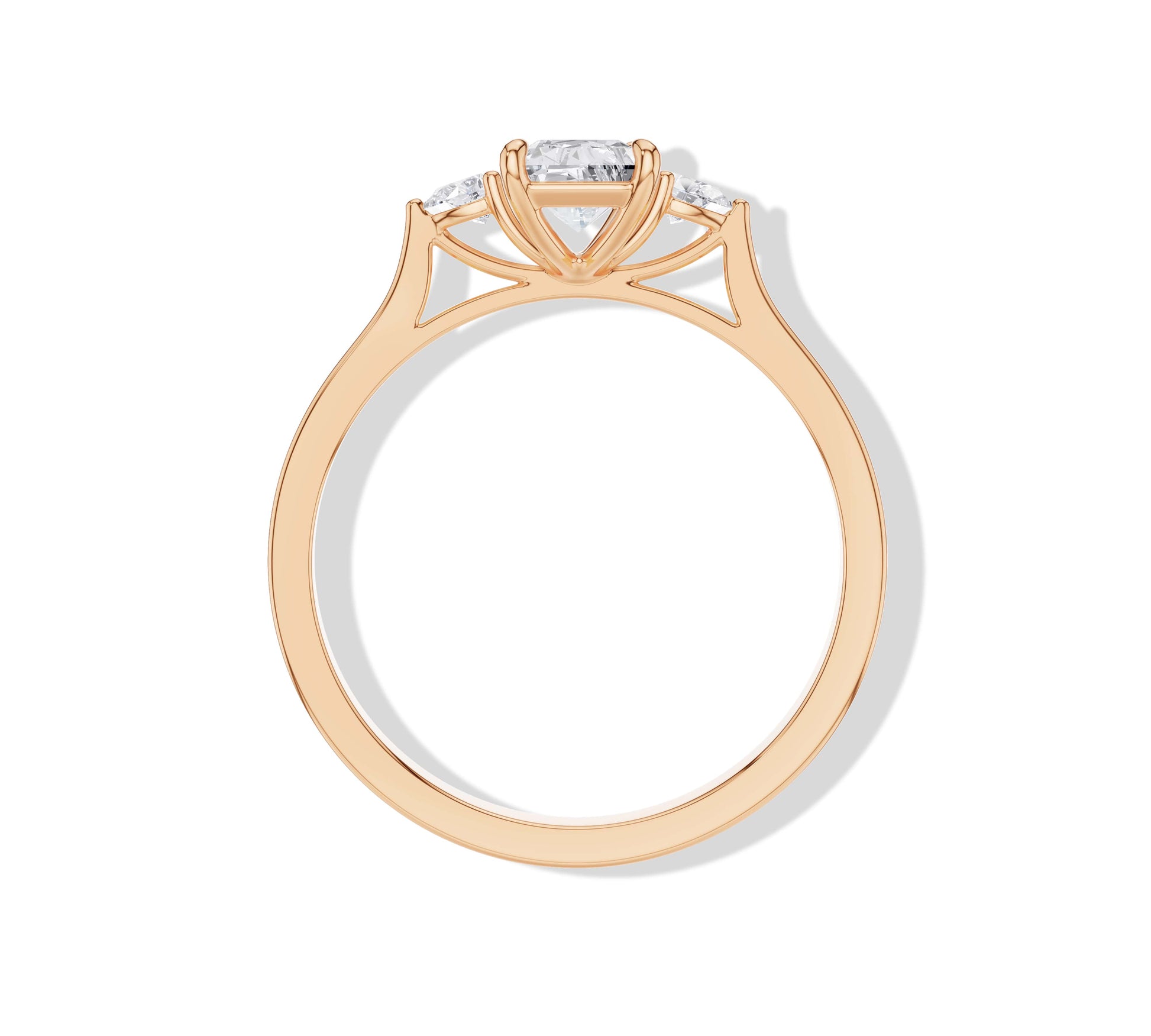 radiant diamond engagement ring