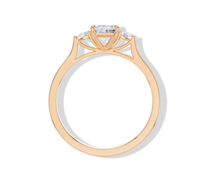 radiant diamond engagement ring