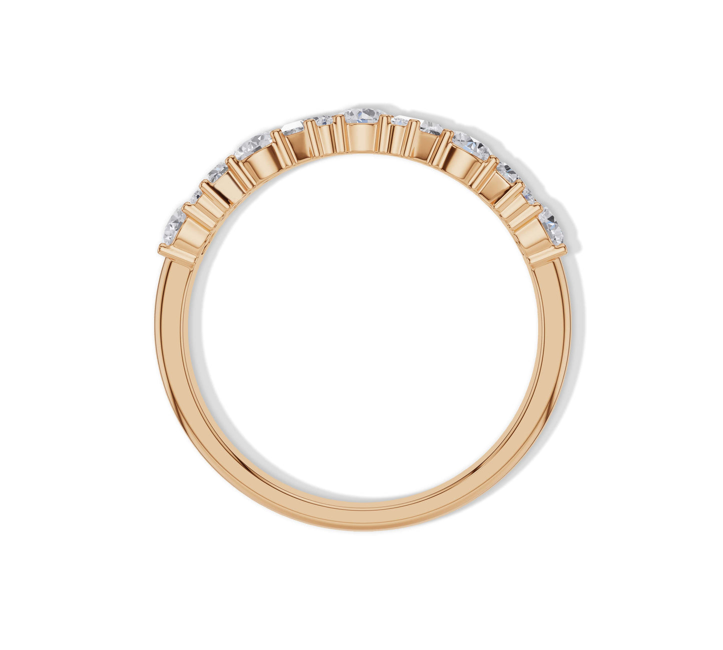 rose gold eternity band