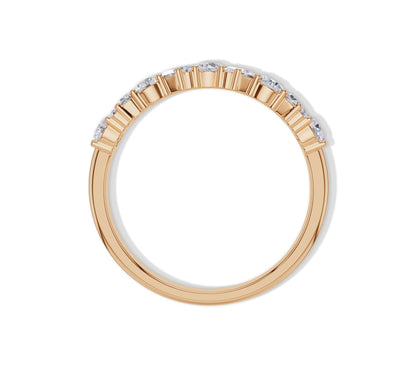 rose gold eternity band