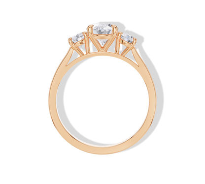 gold oval engagement rings