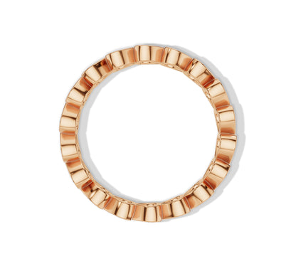 Elegant rose gold heart brilliant diamond ring