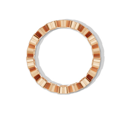 Rose gold eternity band​