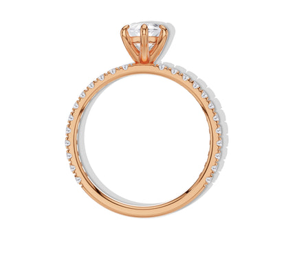 engagement rings marquise​ rose gold