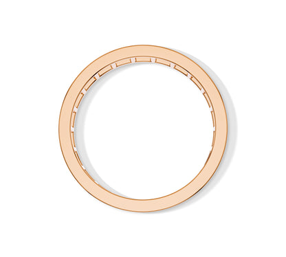 Dainty ring with baguette diamonds