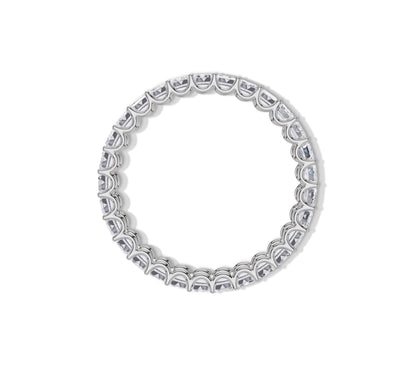 emerald cut diamond eternity ring