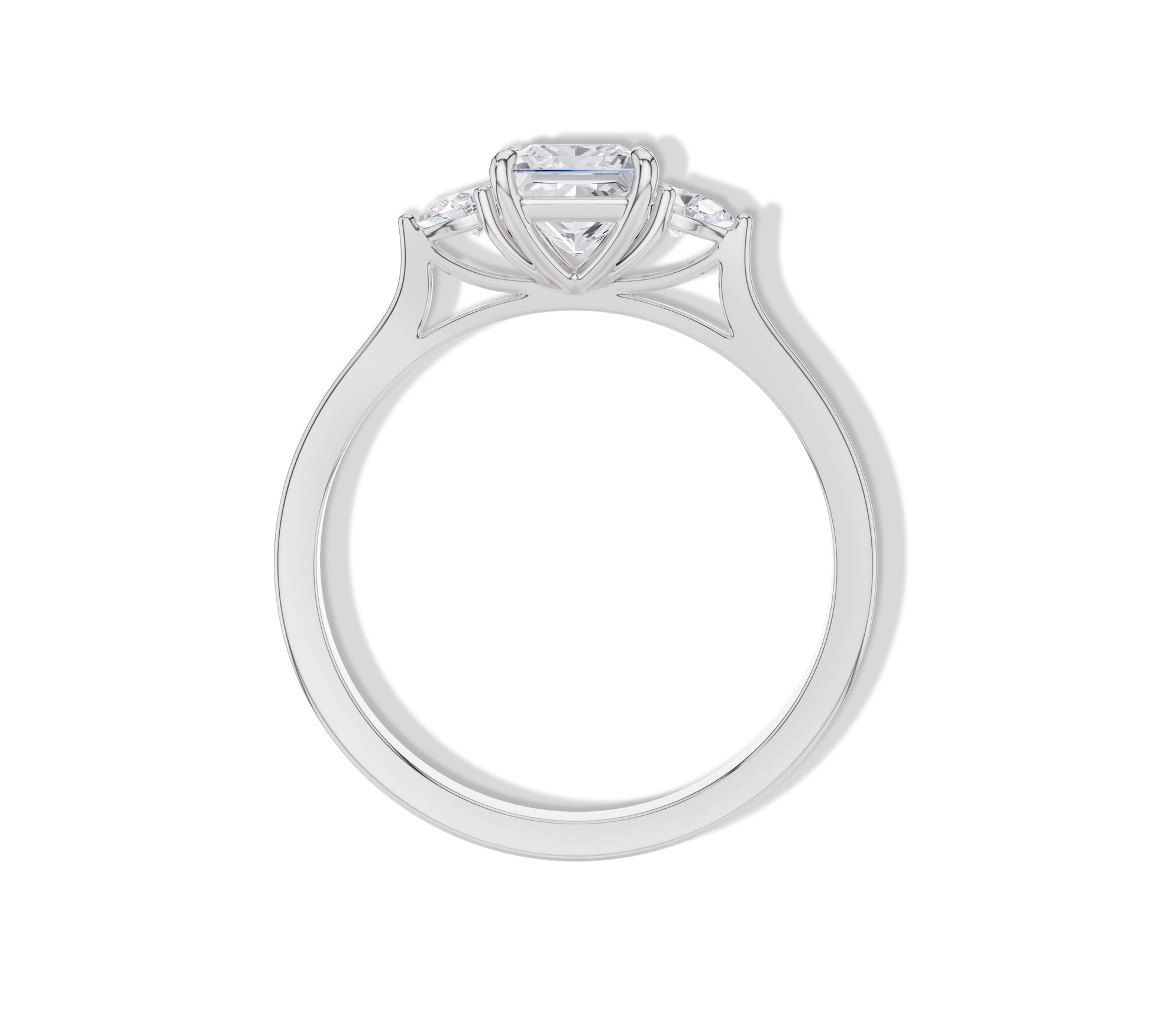 square diamond engagement rings​