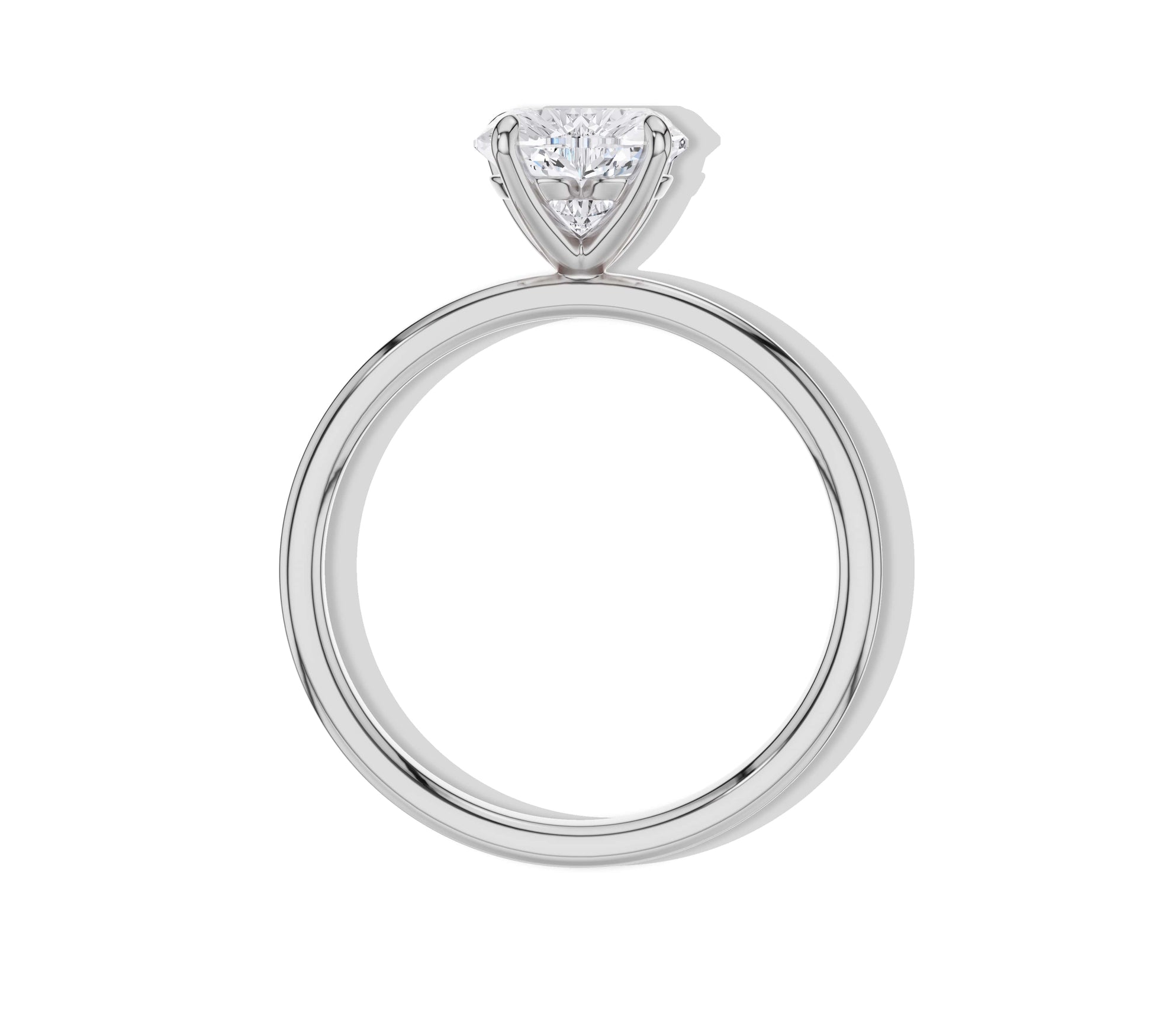 heart shaped diamond engagement ring