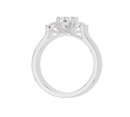 three stone rings