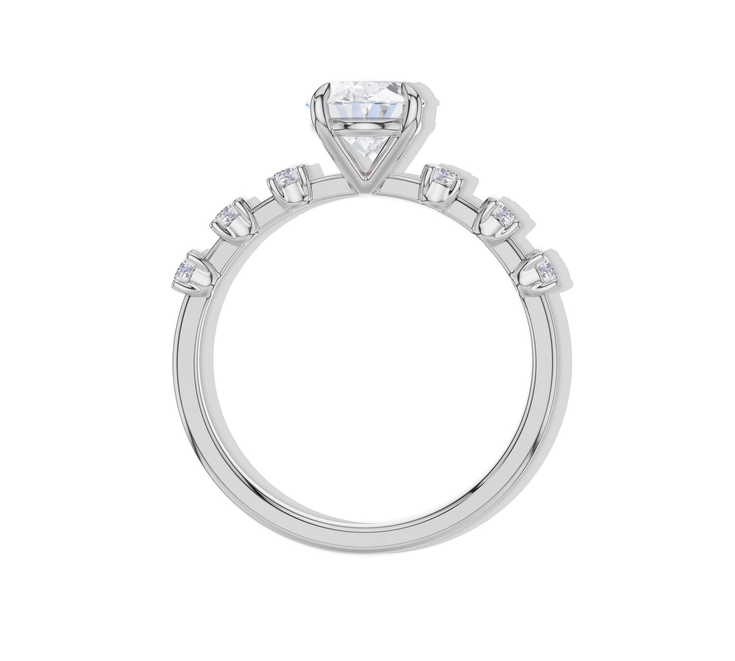 gold oval engagement rings