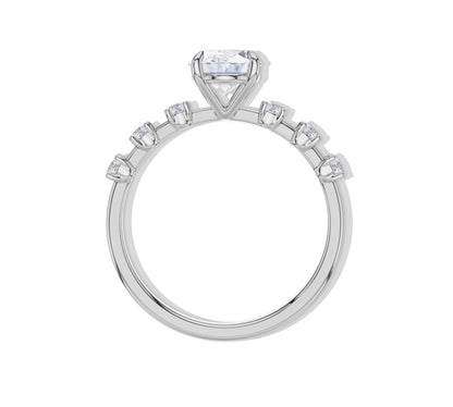 gold oval engagement rings