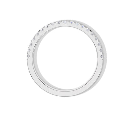 lab grown diamond stackable ring
