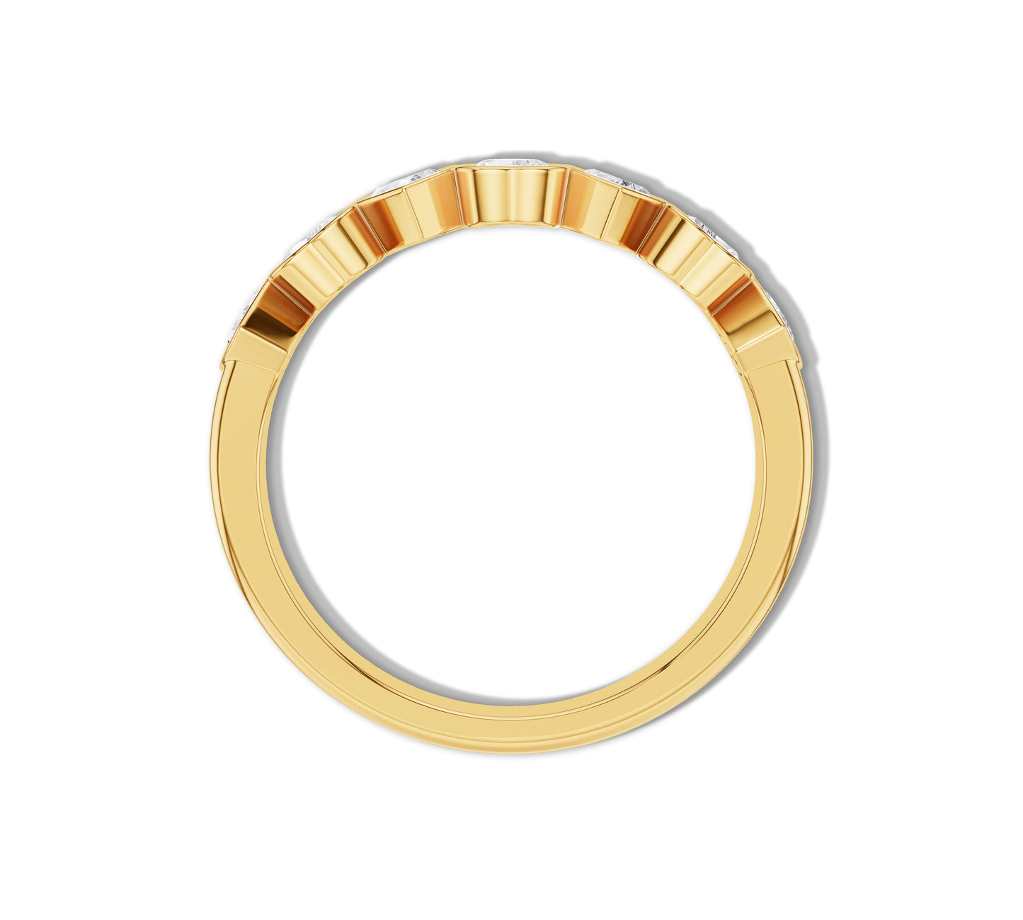 heart band ring