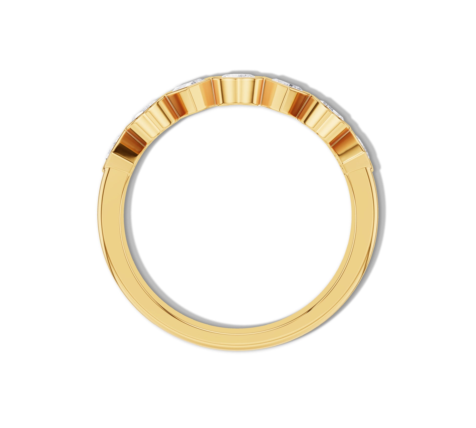 heart band ring