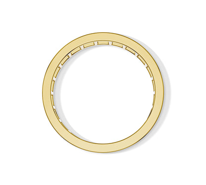 Classic white gold baguette diamond ring