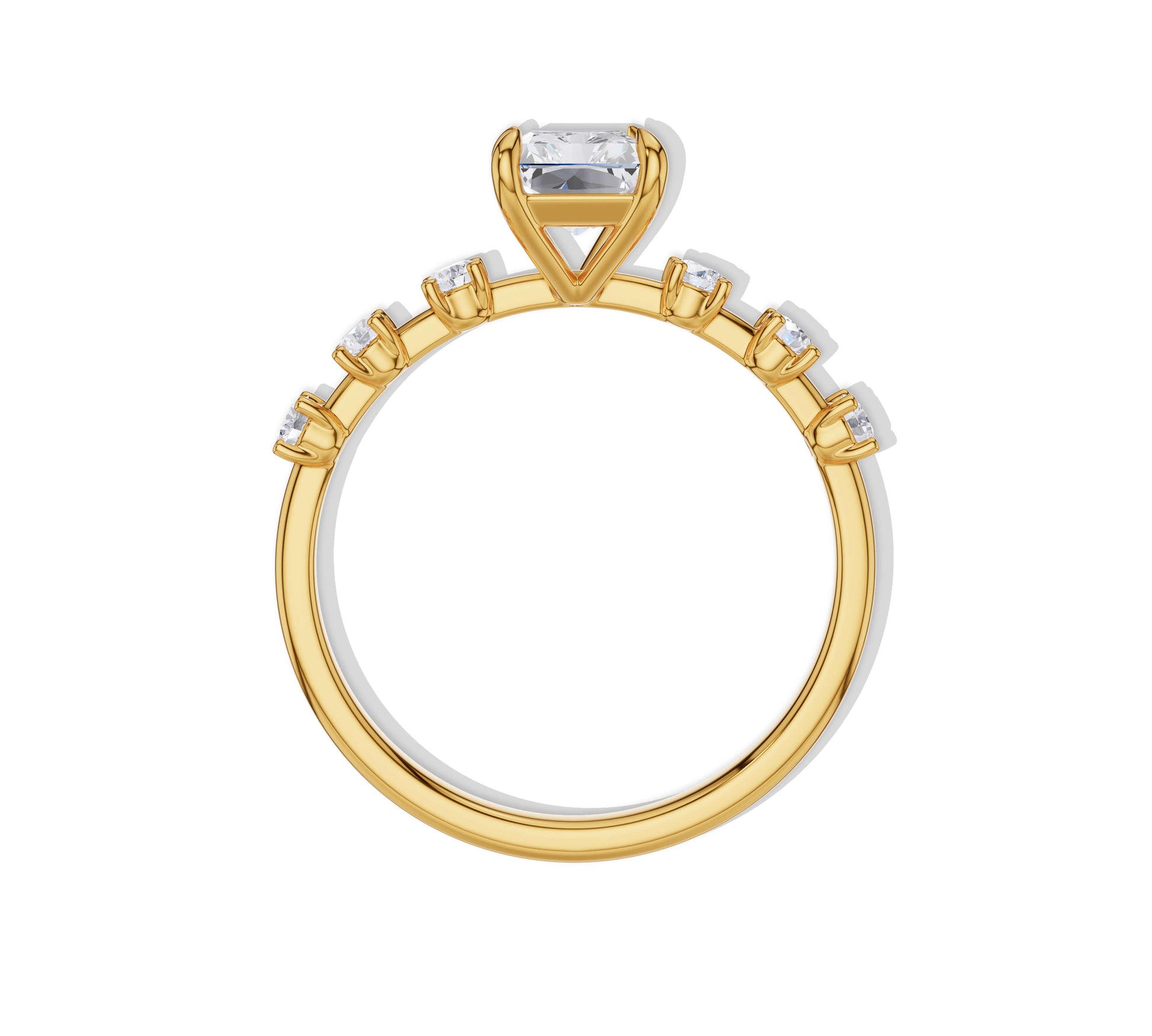 radiant cut engagement rings