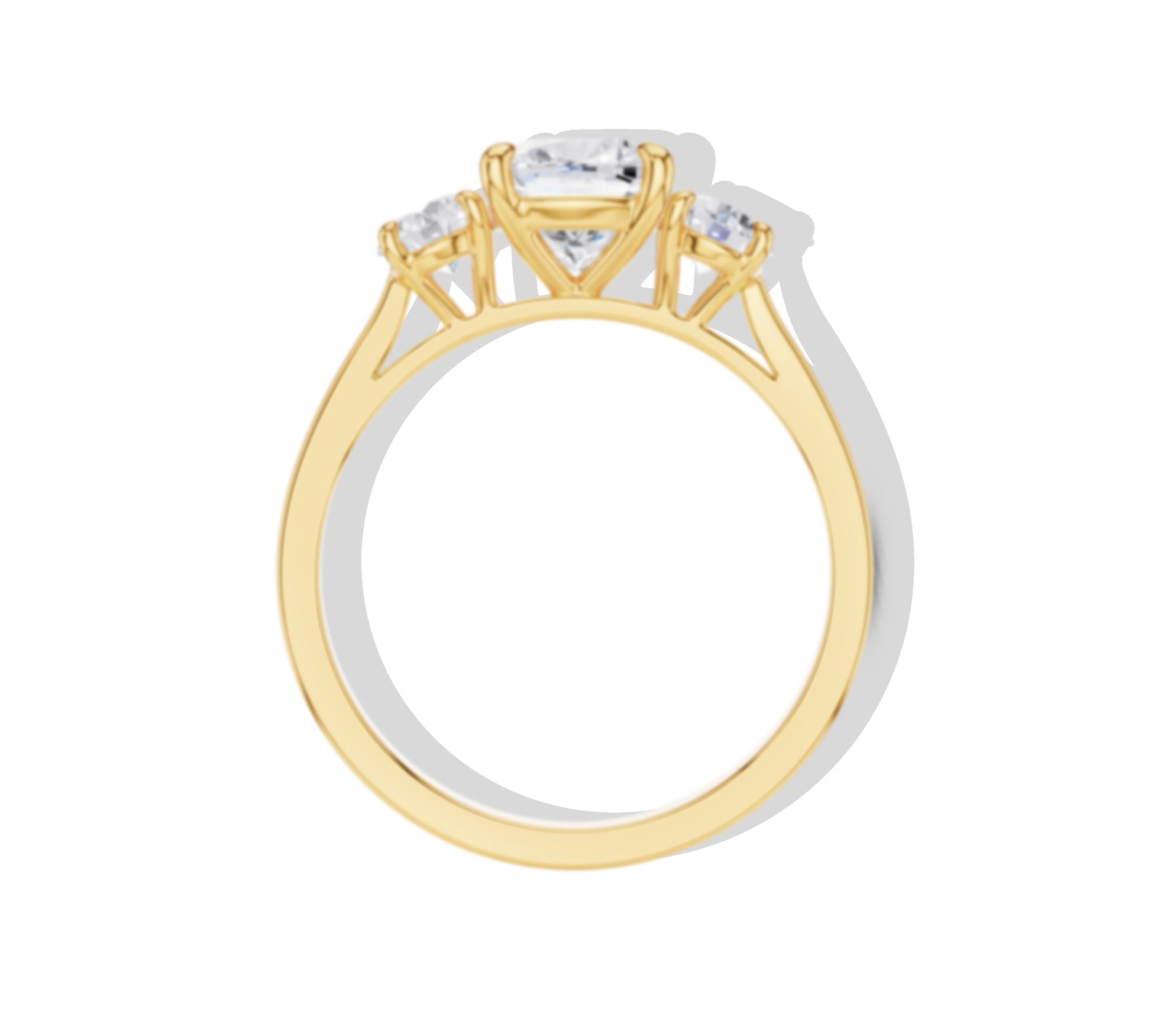 cushion cut engagement ring