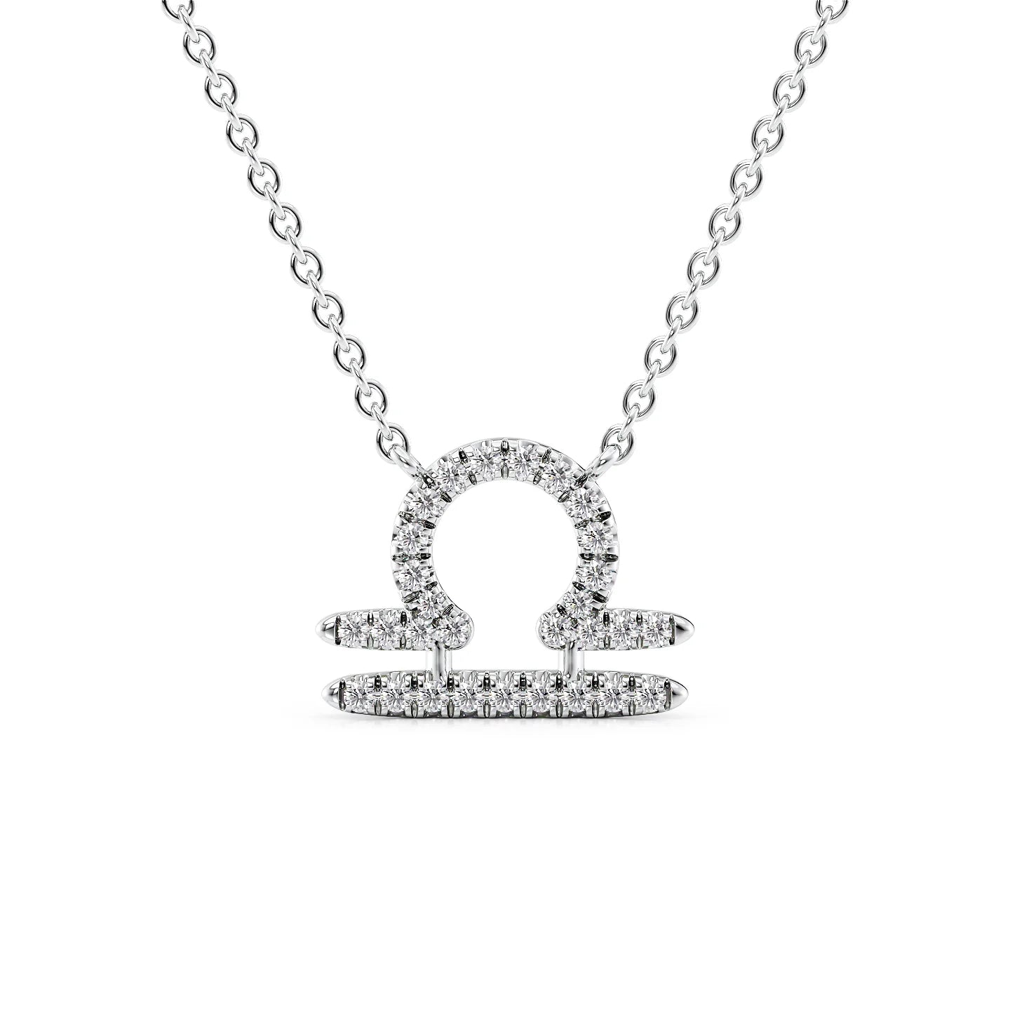 Lab Grown Round Diamond Zodiac symbol Pendant