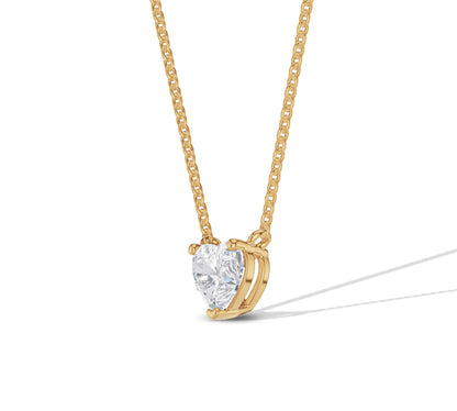solitaire diamond necklace​