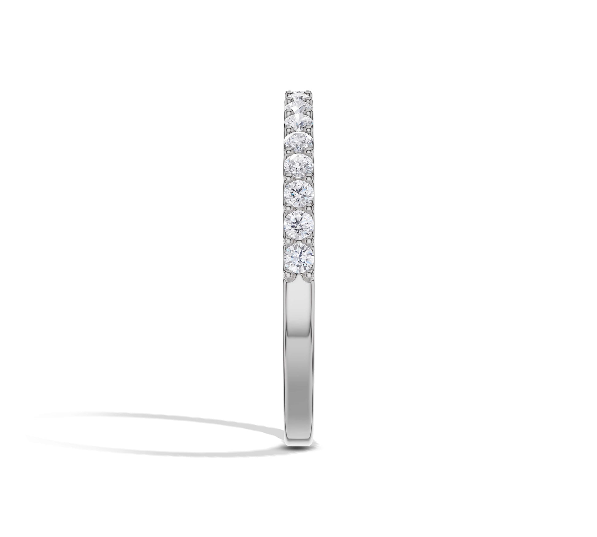 gold stackable band for women