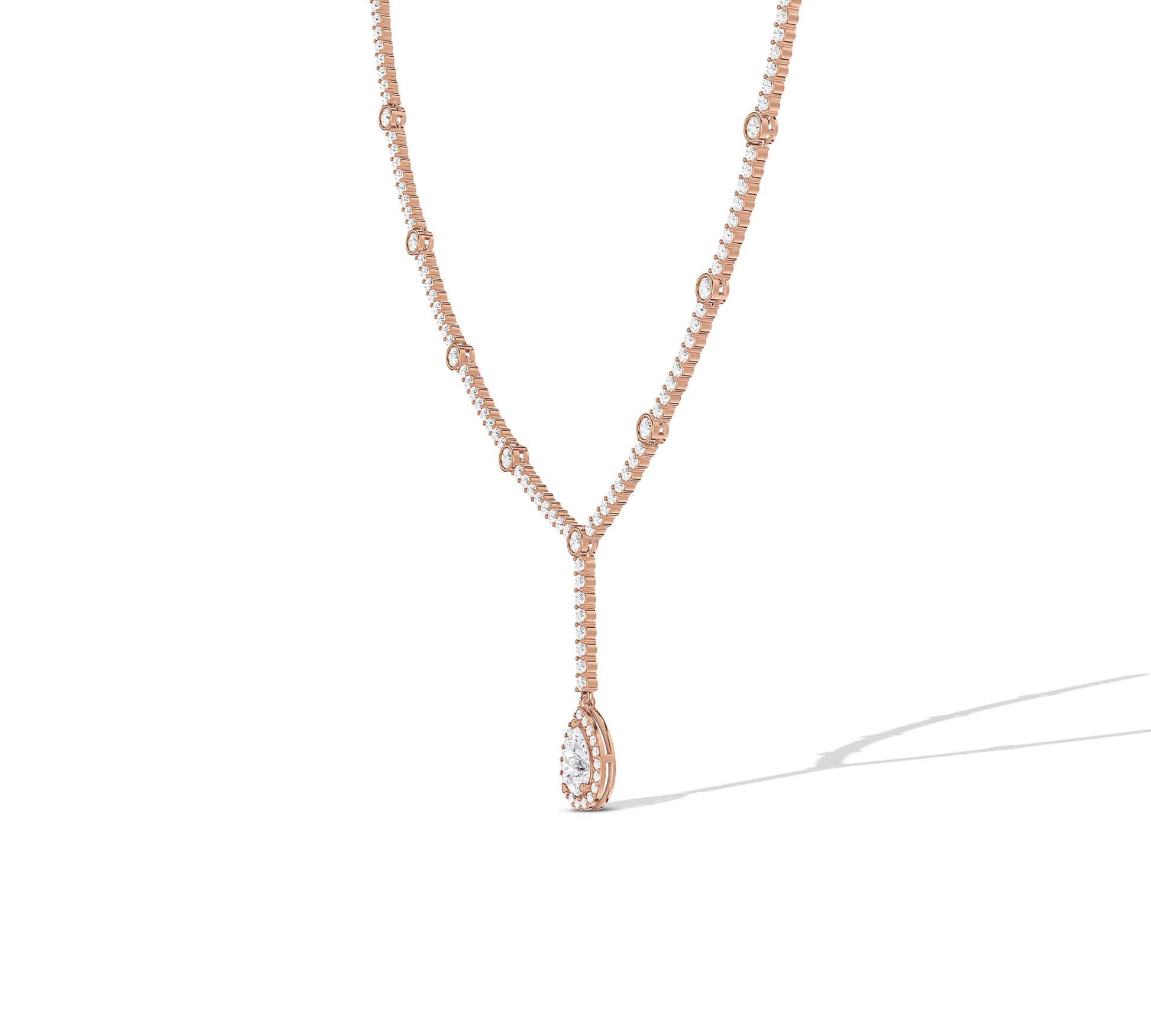 Stylish 14K gold drop necklace for gifting