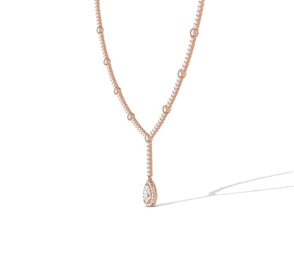 Stylish 14K gold drop necklace for gifting