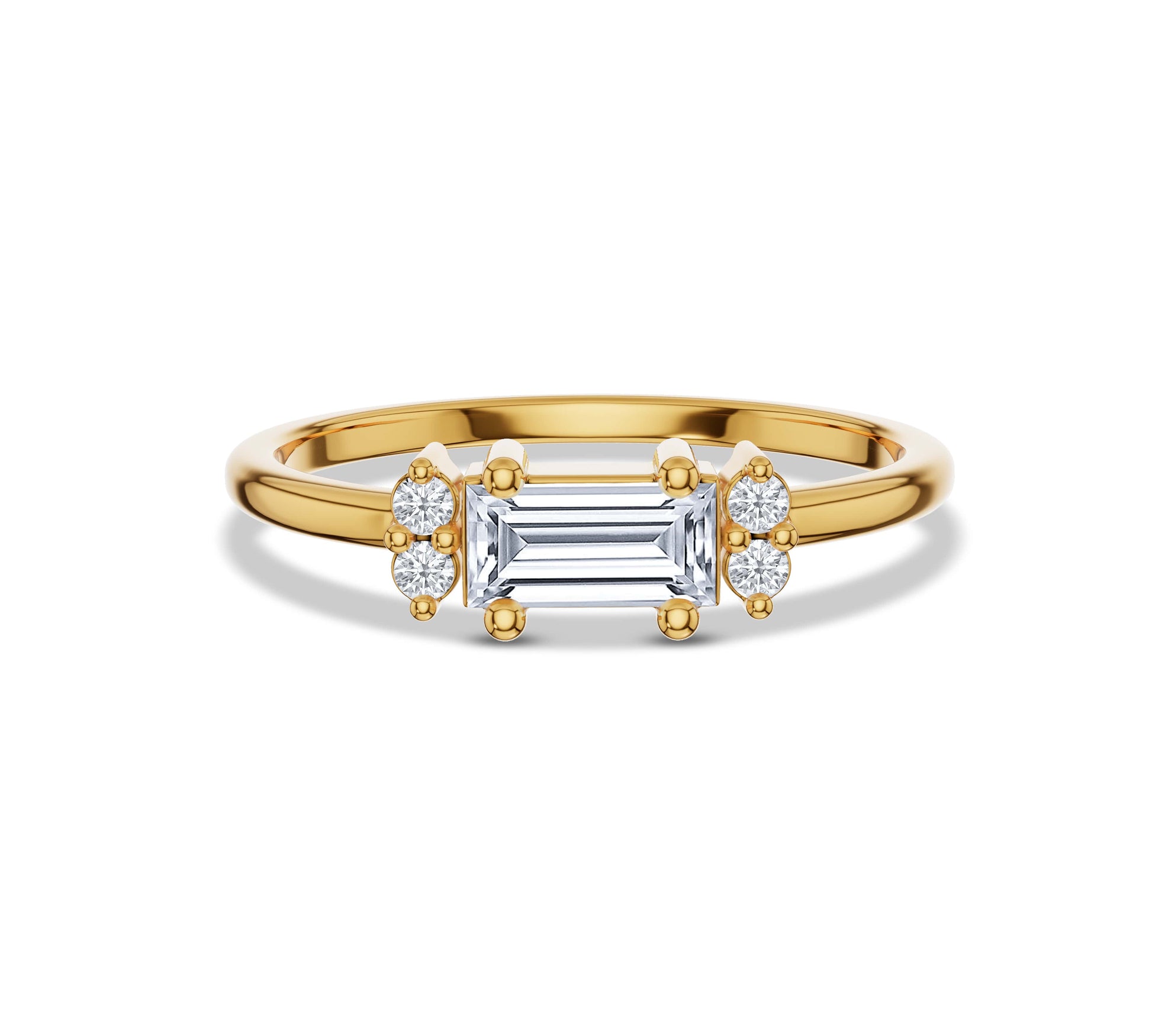 baguette diamond ring​