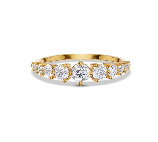 Graduated Diamond Ring for Her