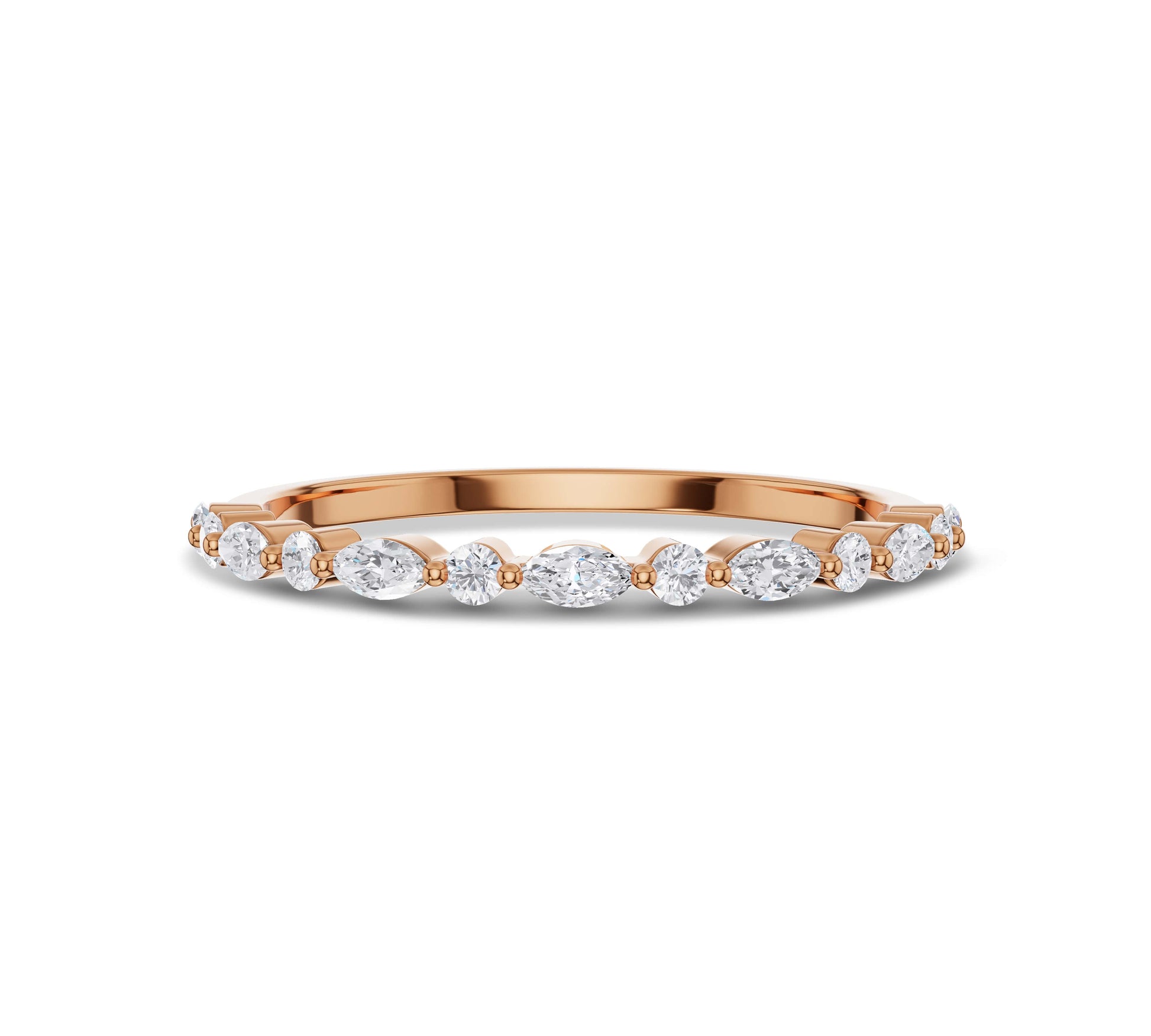 marquise cut diamond ring rose gold
