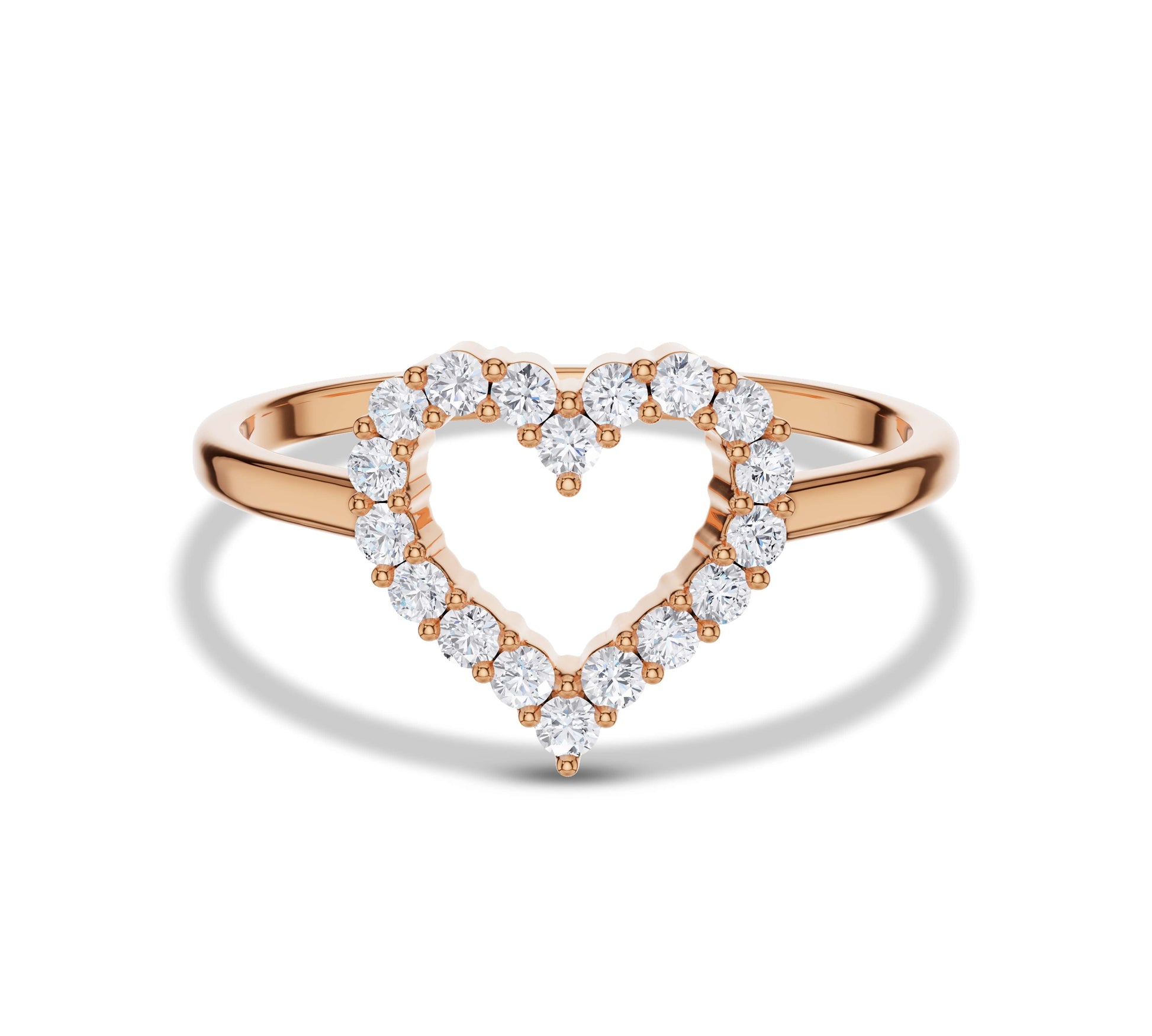 heart diamond ring​