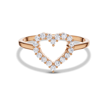 heart diamond ring​