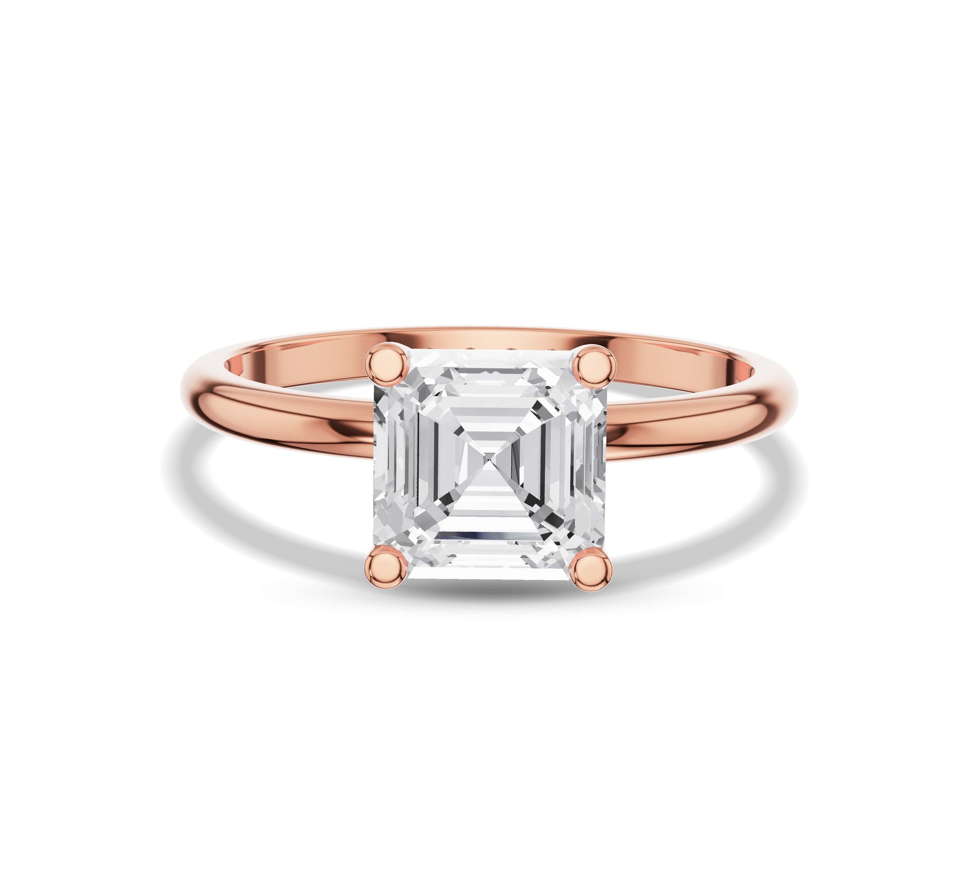 hidden halo lab diamond engagement ring