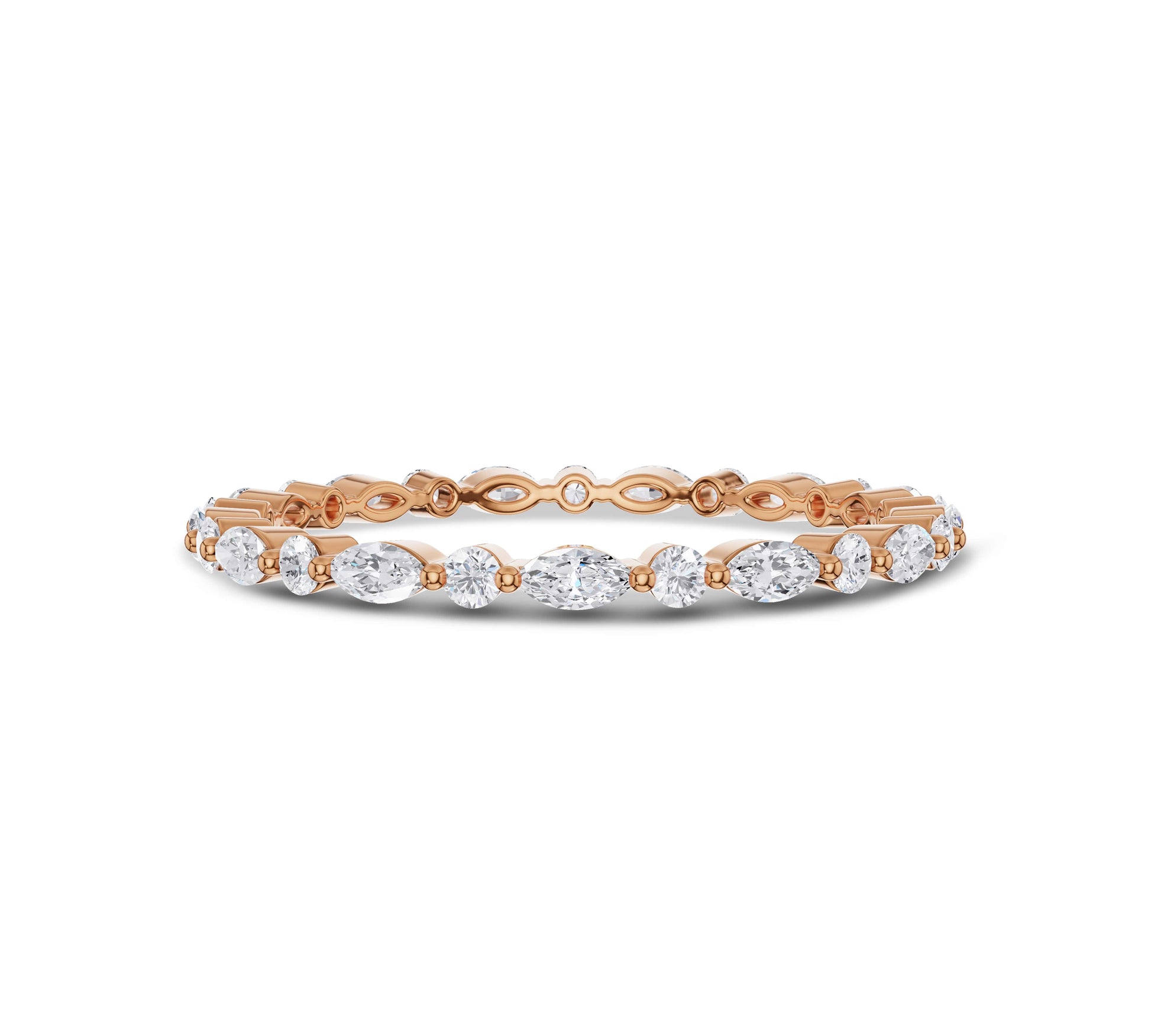 marquise diamond wedding band 