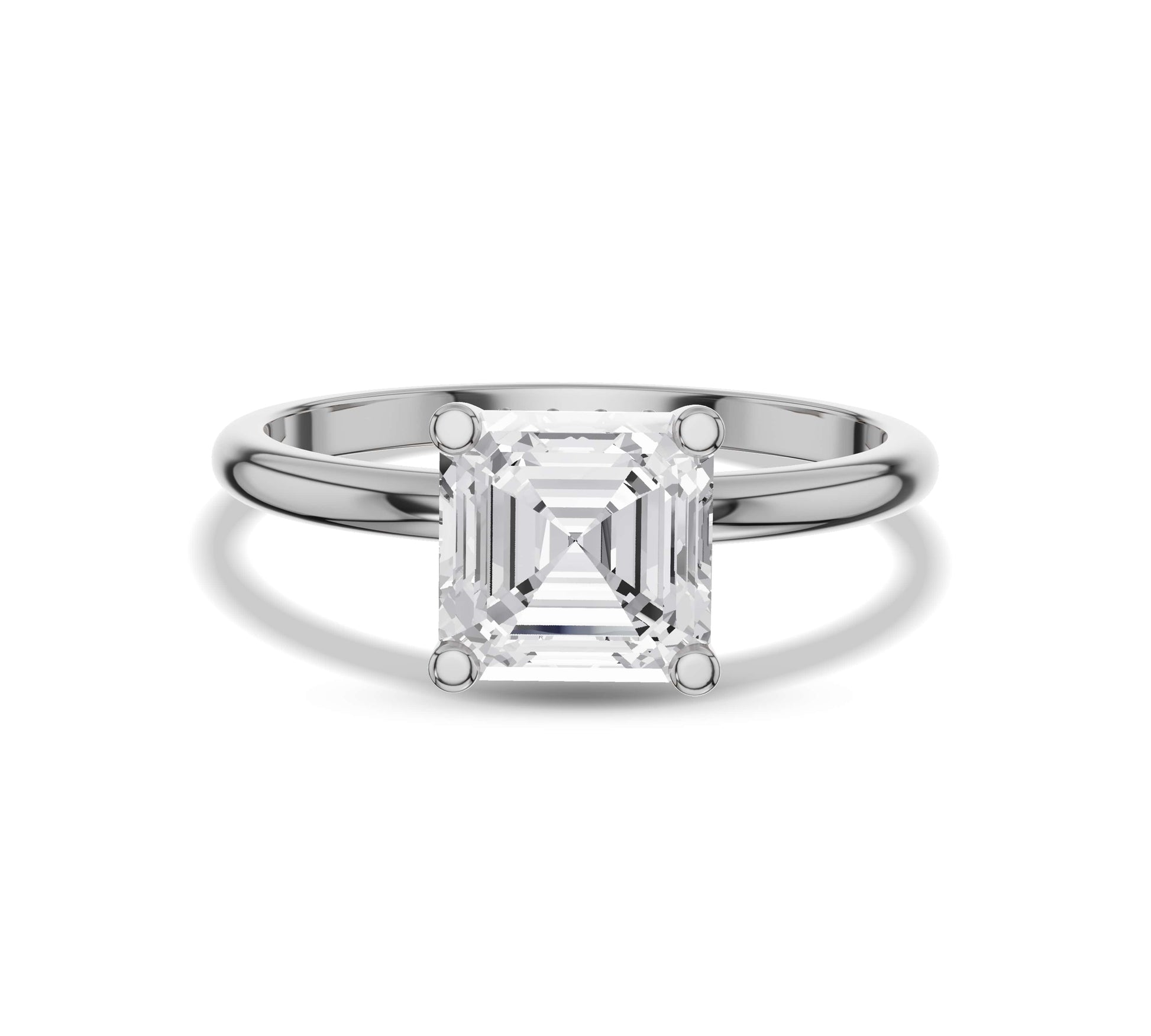 hidden halo setting only in engagement ring