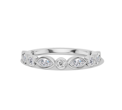 diamond eternity band white gold