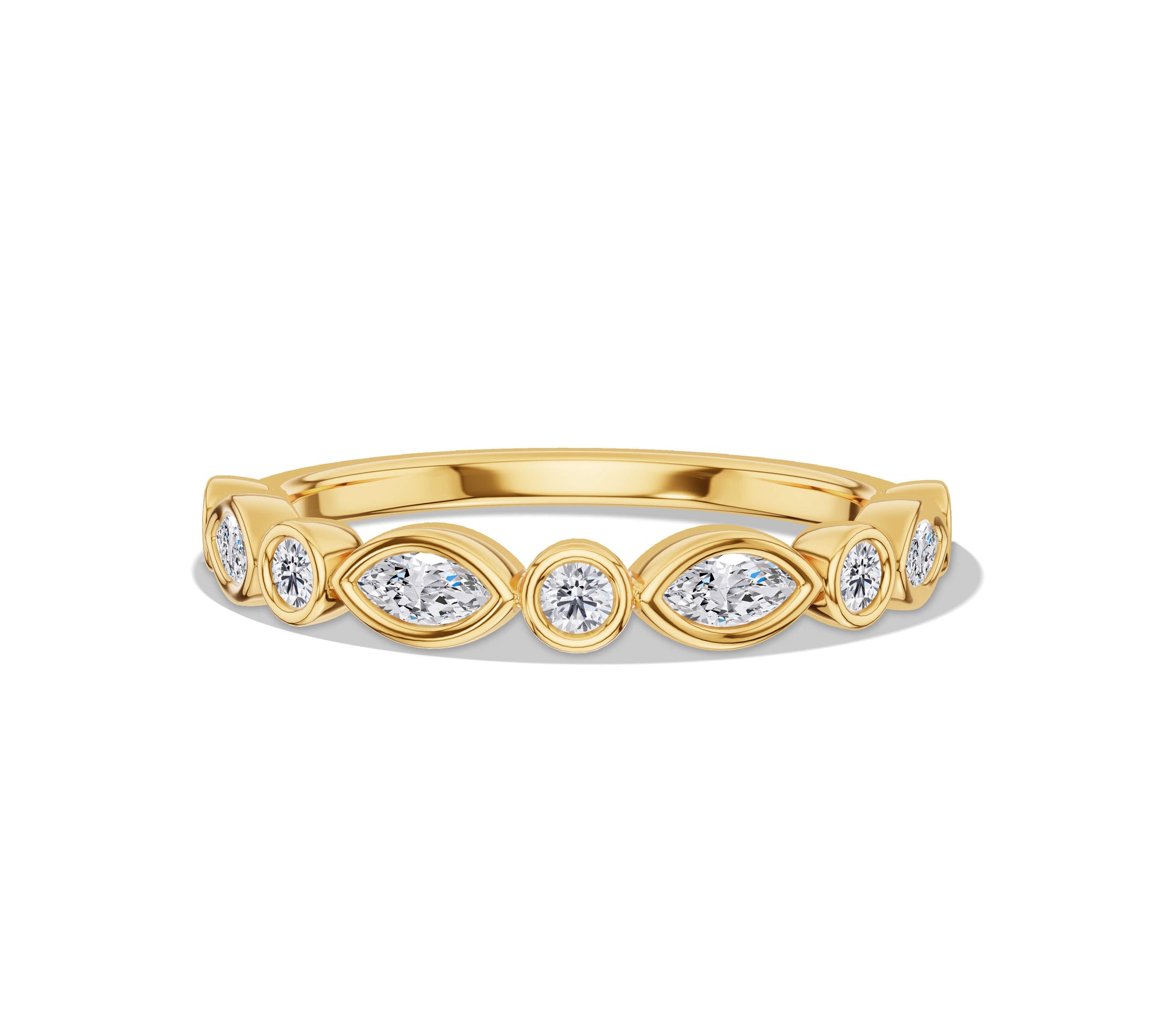eternity diamond wedding band