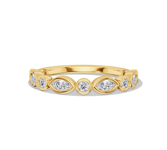 eternity diamond wedding band