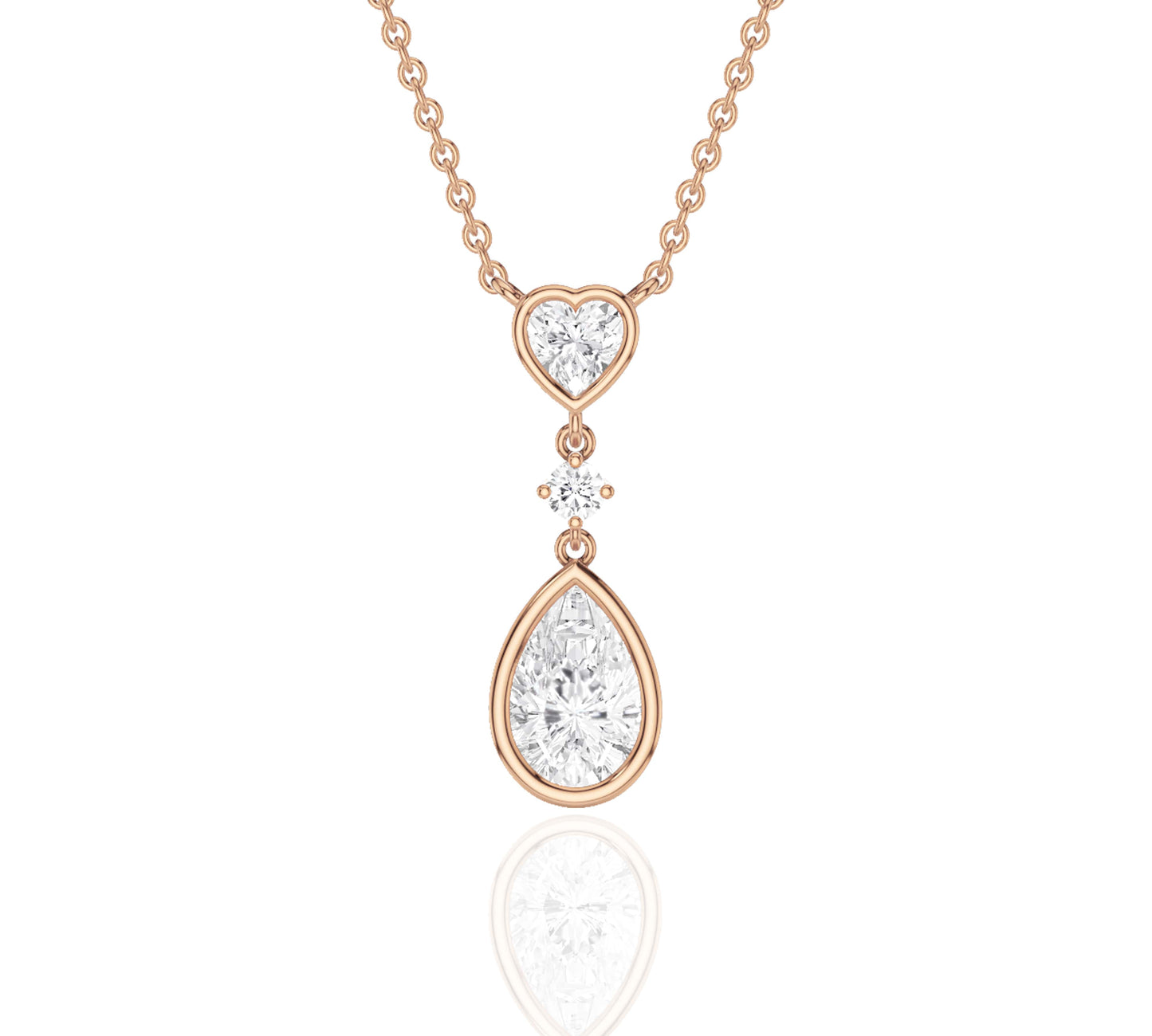lab grown diamond necklace pendant