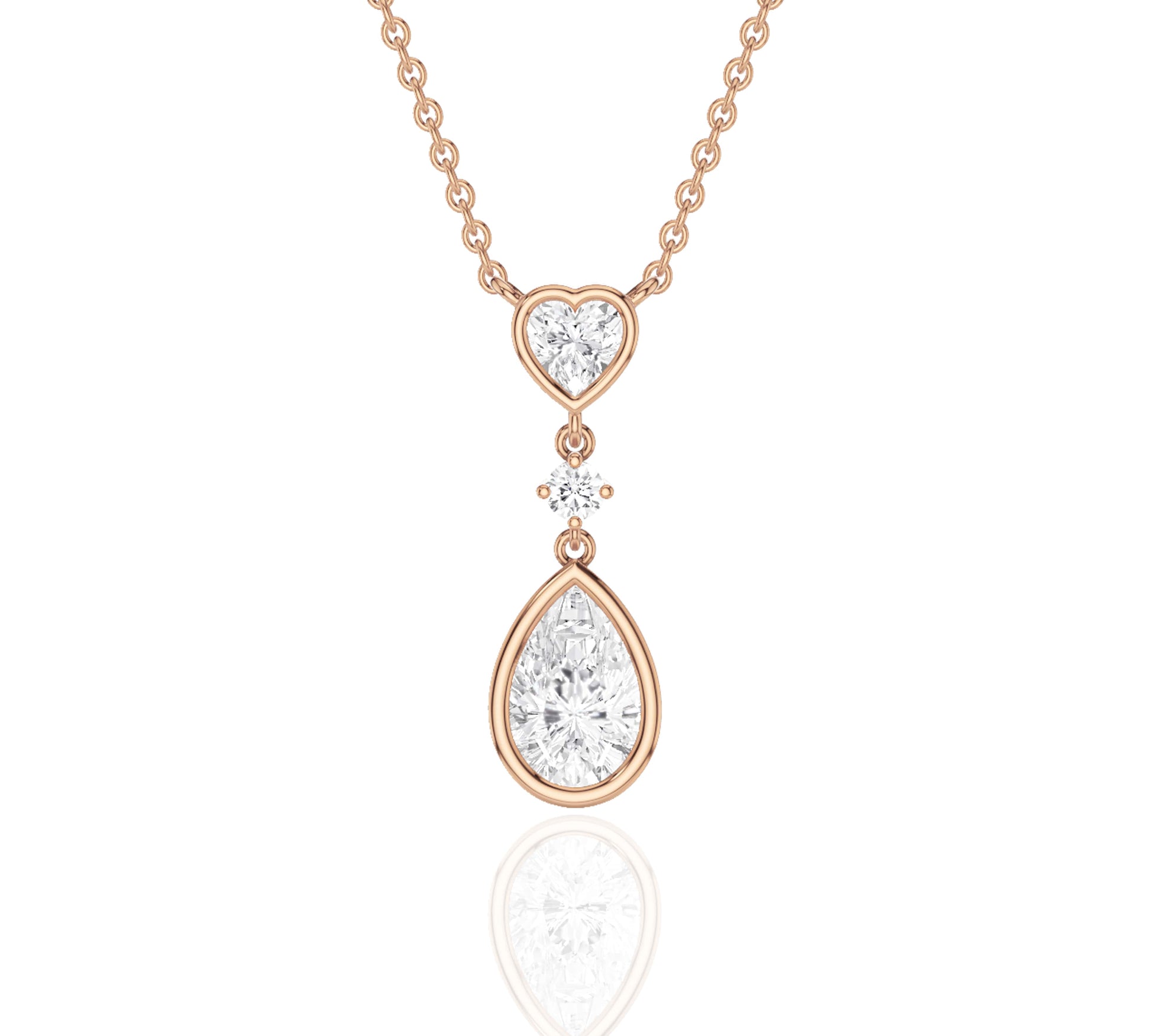 lab grown diamond necklace pendant