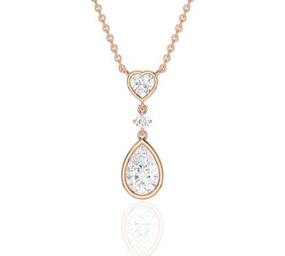 lab grown diamond necklace pendant