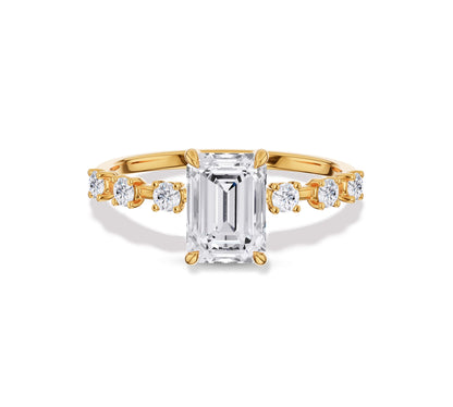 emerald cut engagement rings