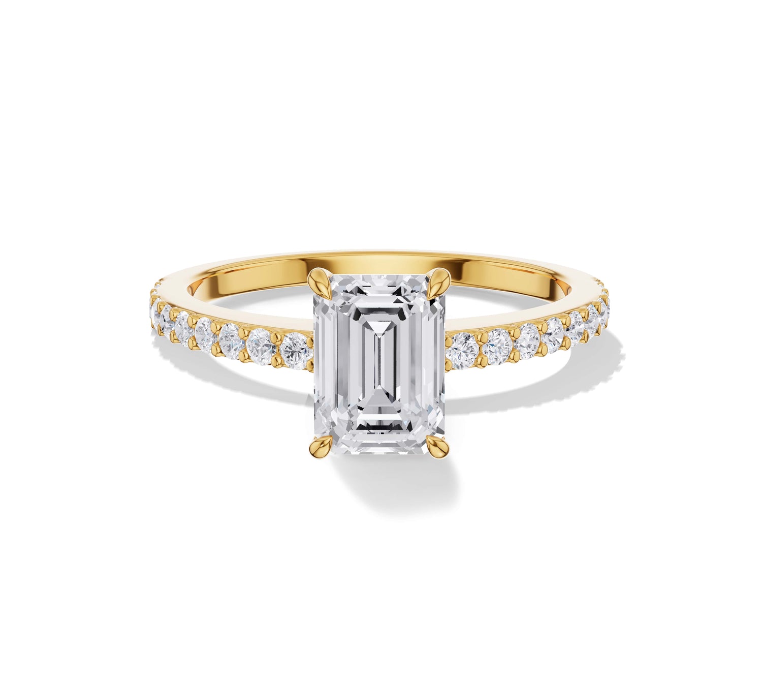 emerald cut engagement rings